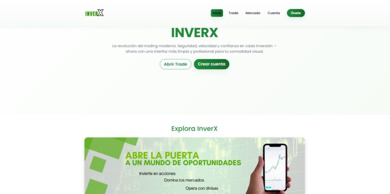 Sitio Web de INVER-X