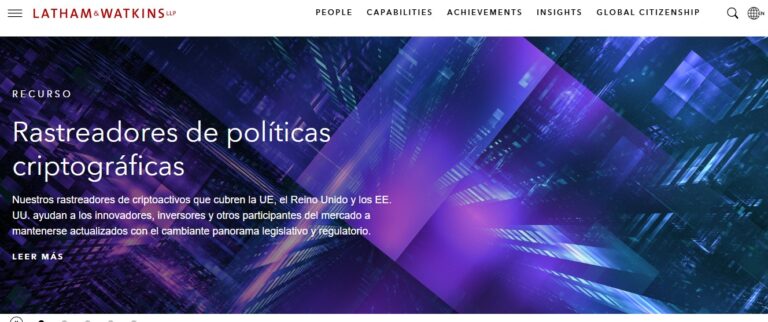 Sitio Web de LATHAM & WATKINS LLP.