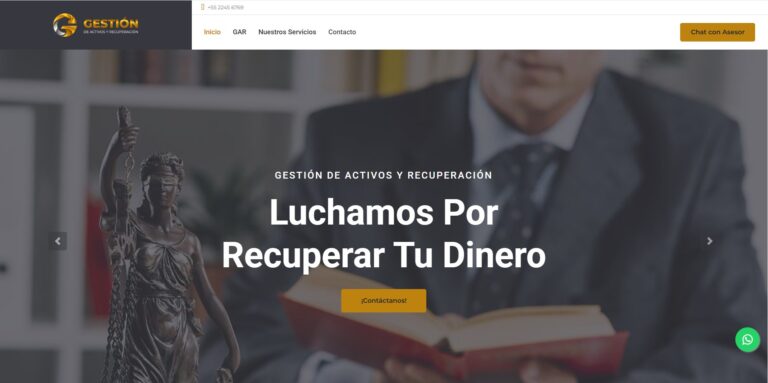 Sitio Oficial de GAR Gestión de Activos y Recuperación